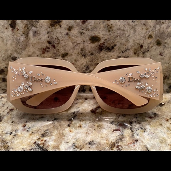Christian Dior Ondine Crystal Rhinestone Sunglasses RARE - Picture 8 of 13